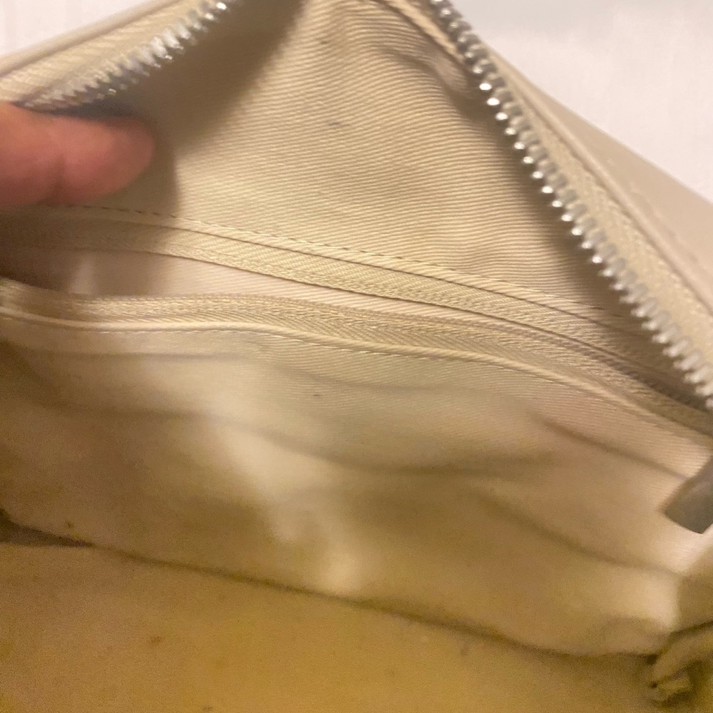 Monos Vegan Leather Large Toiletry Case in Ivory - Picture 8 of 14